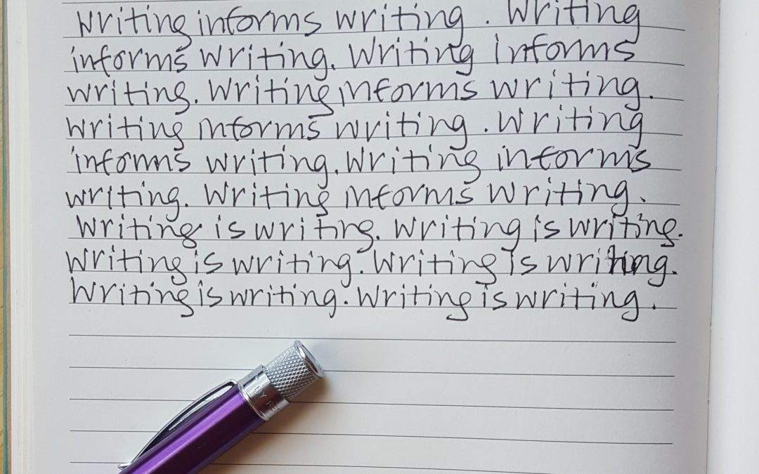 Writing is writing